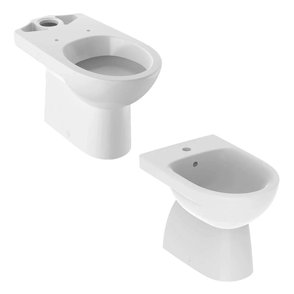 Sanitari monoblocco con scarico a parete e sedile termoindurente con chiusura standard – Selnova