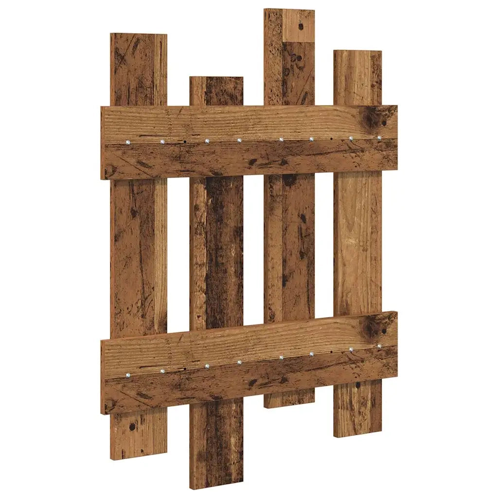 Appendiabiti a muro Legno vecchio 60 x 3 x 82 cm CFW7144877