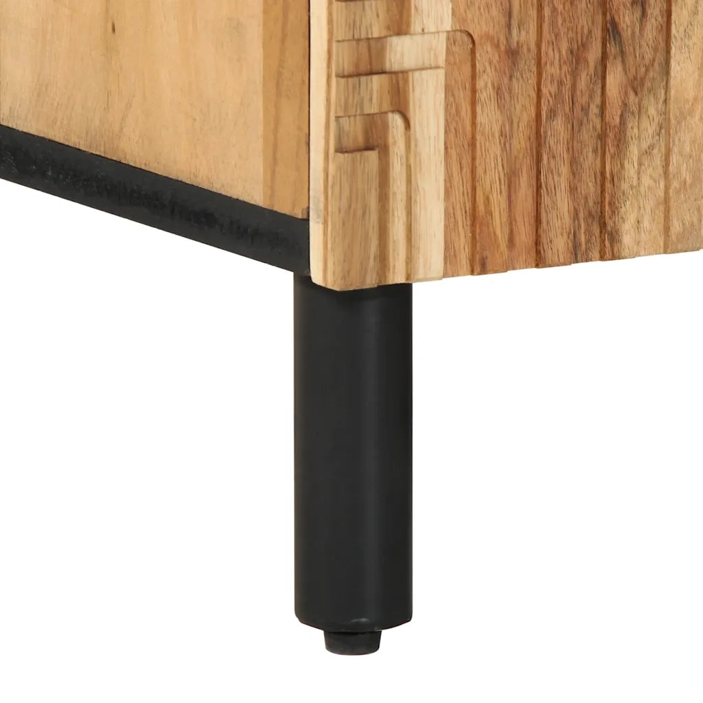Mobile Porta TV 105x33x46 cm in Legno Massello di Acacia 4017756