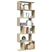 vidaXL Libreria Divisorio 6 Ripiani Sonoma 70x24x193 cm in Truciolato