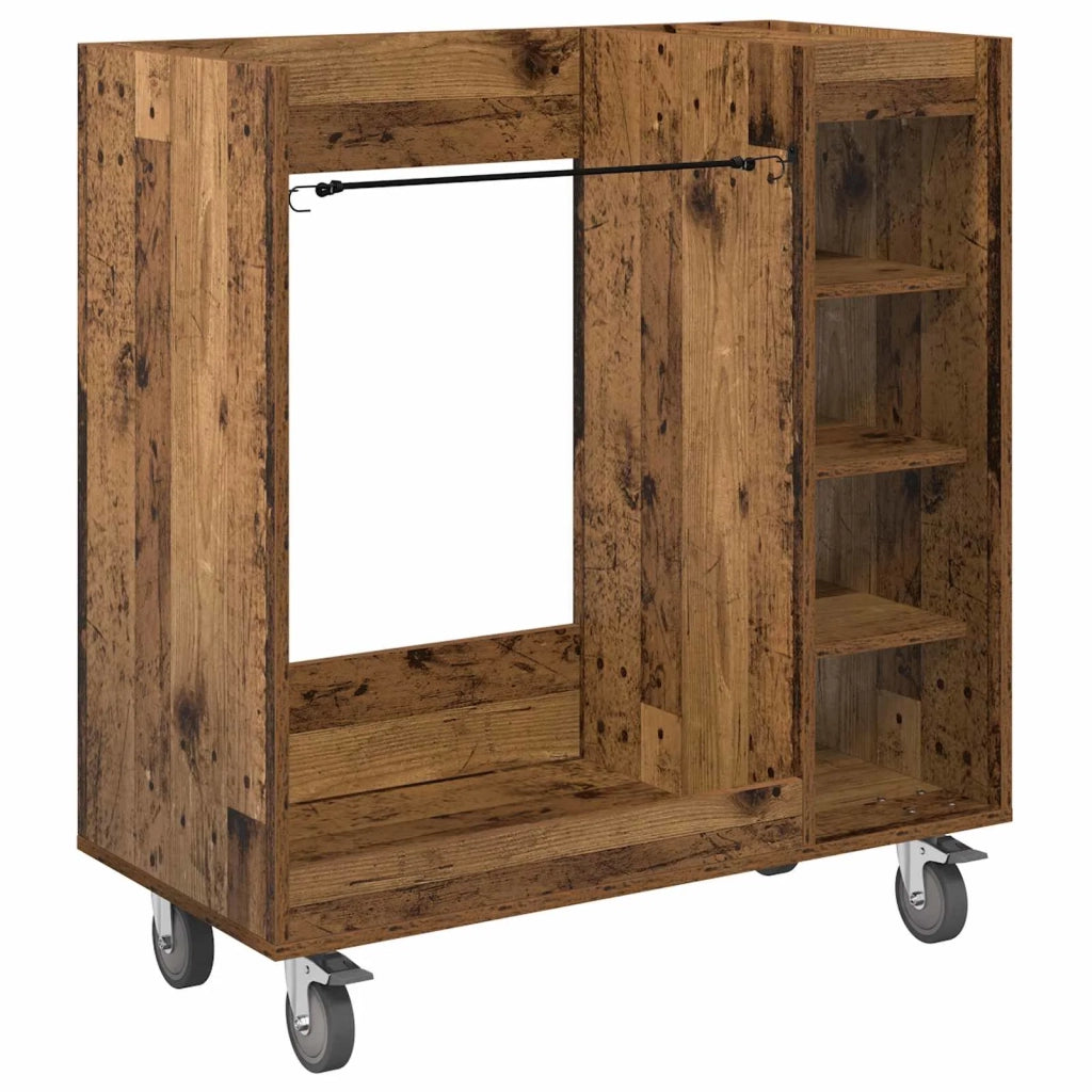 Armadio per Golf con ruota Legno vecchio 90 x 45 x 98 cm CFW2696549