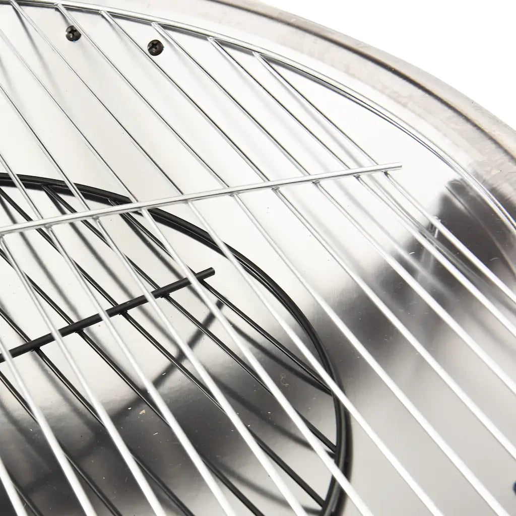 Braciere e Barbecue 2in1 e Attizzatoio 56x56x49cm Acciaio Inox cod mxl 75501
