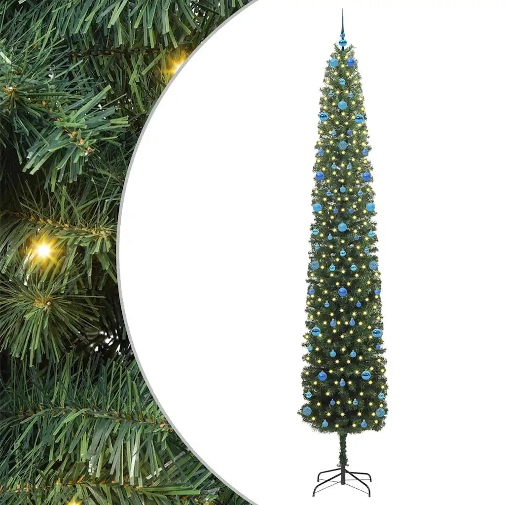Albero di Natale artificiale con 300 LED Verde 300 cm 3394994