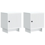 Armadio da Notte 2 pcs Bianco 43 x 34,5 x 50 cm