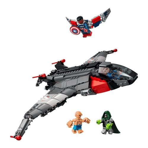 Set costruzioni lego 76347 marvel super heroes avengers doomsday quinj