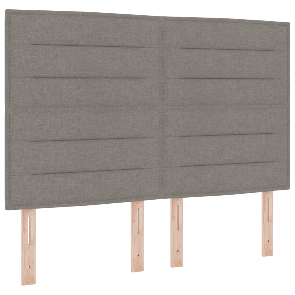 Letto in Tessuto Tortora  140x190 cm