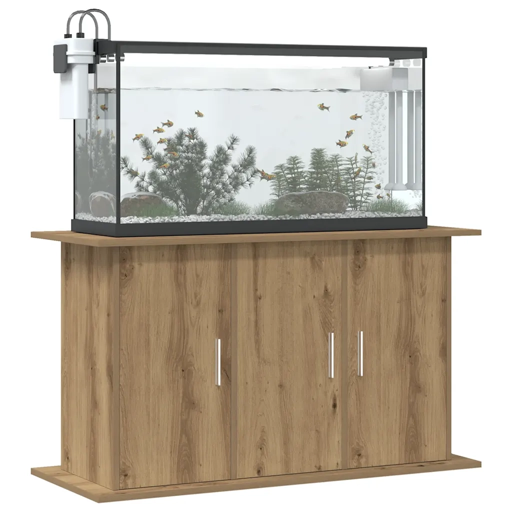 Supporto per acquario artigianale in rovere 101x41x58 cm in legno ingegnerizzato CFW3379064