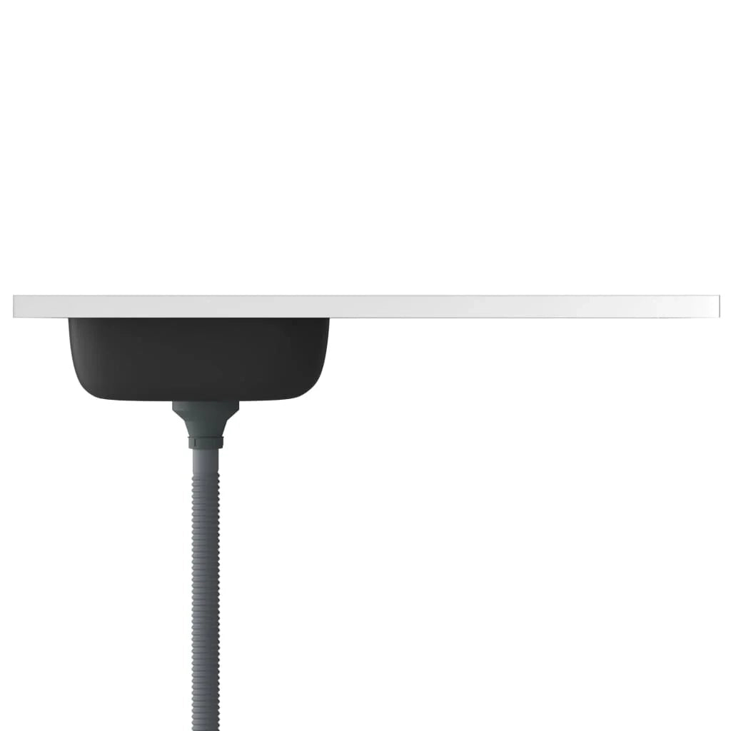 Set lavello e scolapiatti da cucina lavello da incasso lavabo da cucina da interno argento 100 cm acciaio inox 02_0002432