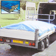 Trade Shop - Telo Copertura Carico Rimorchi Camion 250x140cm + 4 Cinghie Protezione -