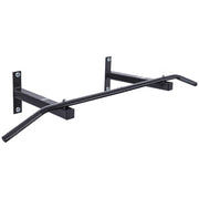 Barra per Trazione a Muro con Ganci ¨C Minimal ¨C Nero Acciaio 113x41x20cm