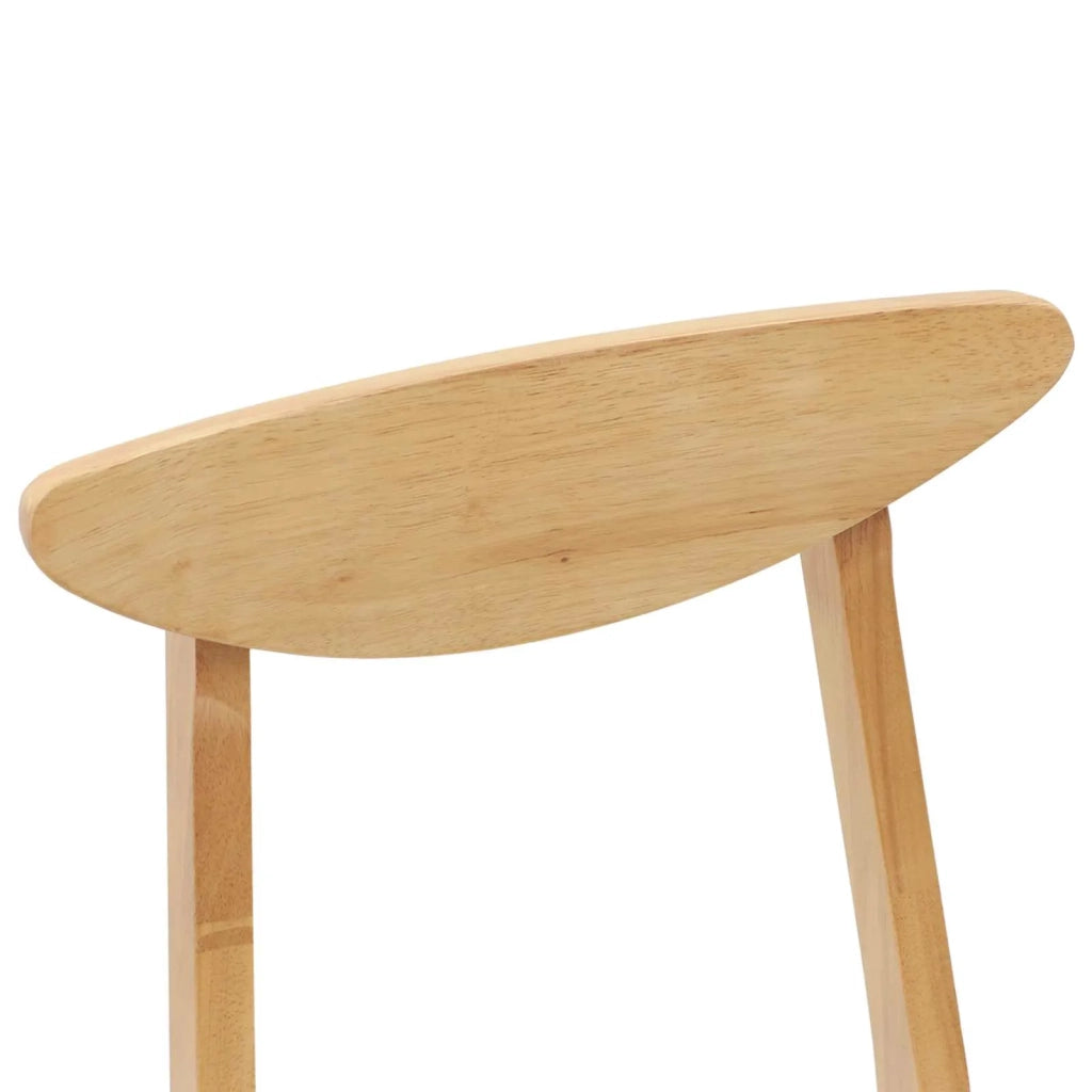Sedie da pranzo 2 pcs Naturale 42 x 47.5 x 81 cm