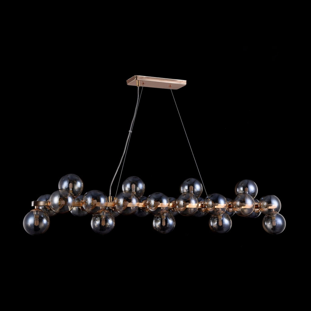 Lampada pendente Modern in Metallo Dallas Oro