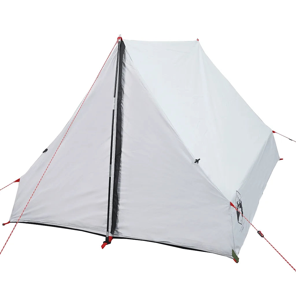 Tenda Campeggio Telaio A 2Persone Bianca Oscurante Impermeabile 94758