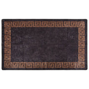Tappeto del soggiorno | Tappeto Lavabile 120x180 cm Nero e Oro