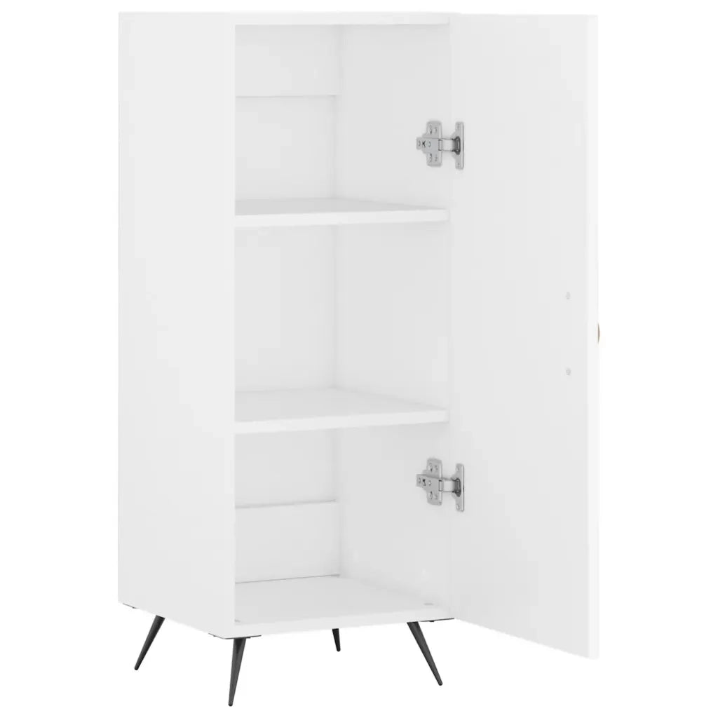 Credenza-Buffet-Armadio da cucina Bianca 34,5x34x90 cm in Legno Multistrato 181066