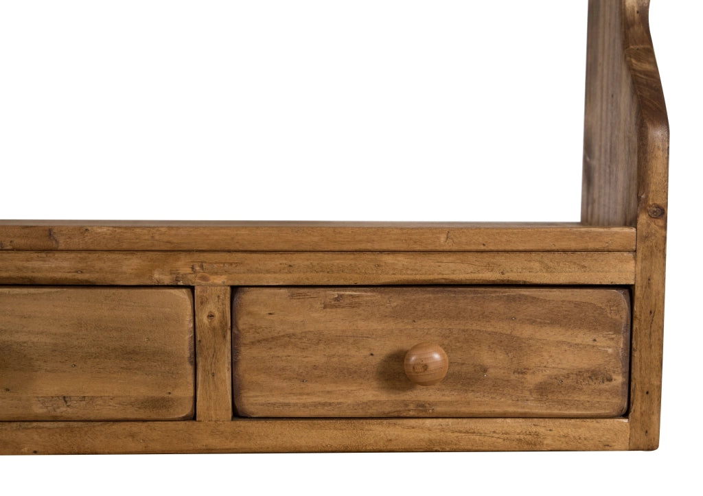 Biscottini PIATTAIA COUNTRY IN LEGNO MASSELLO DI TIGLIO FINITURA NATURALE L107XPR18XH68 CM MADE IN ITALY