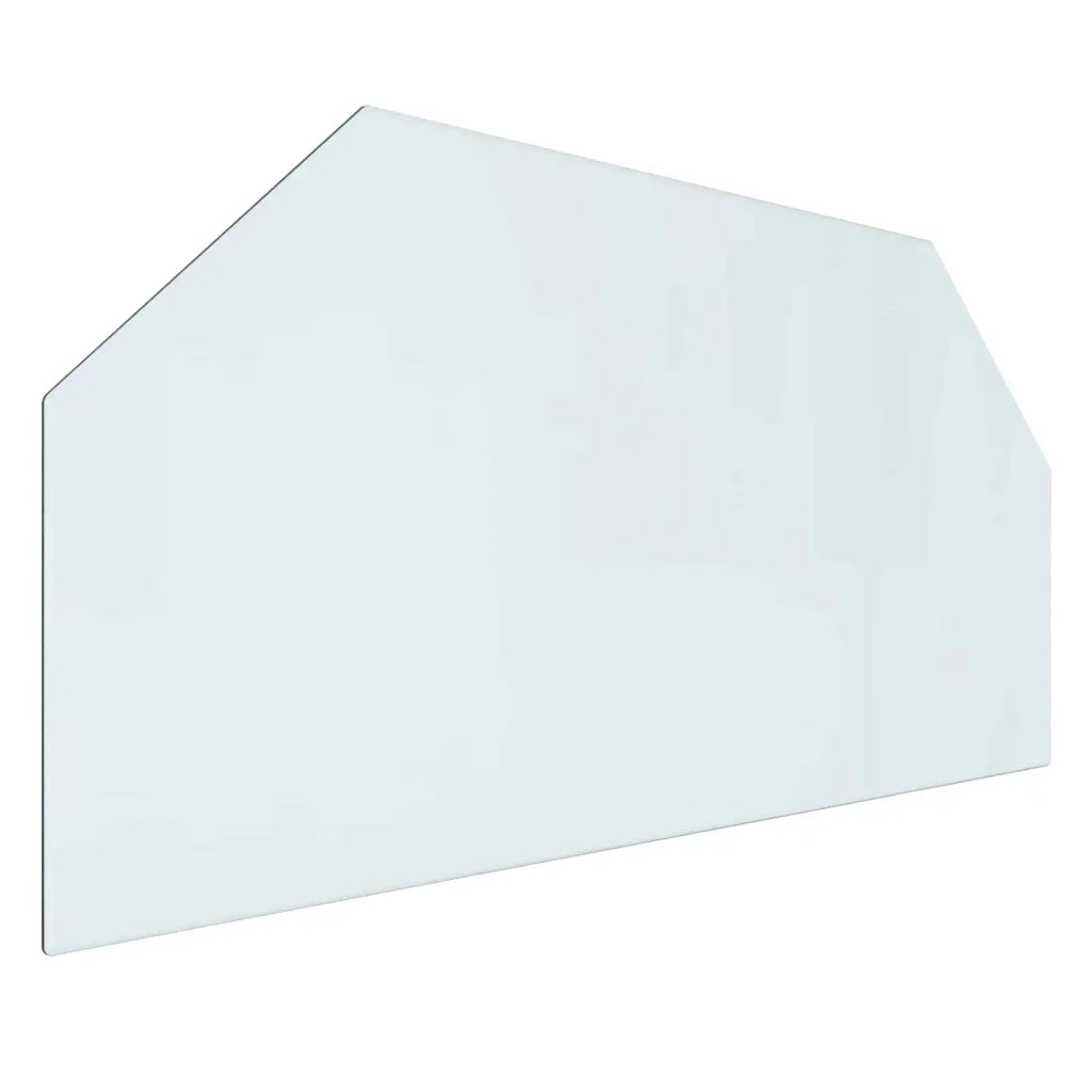 Piastra in vetro per camino Trasparente 100 x 50 cm Vetro 353864