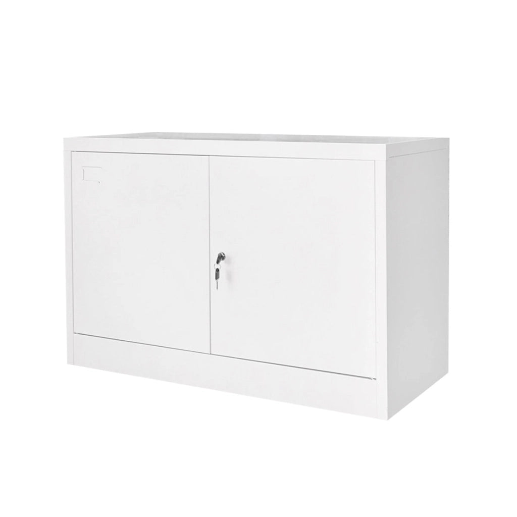 Armadio metallico con 2 ante e 1 ripiano – 900×600×400 mm, grigio Breckner Germany