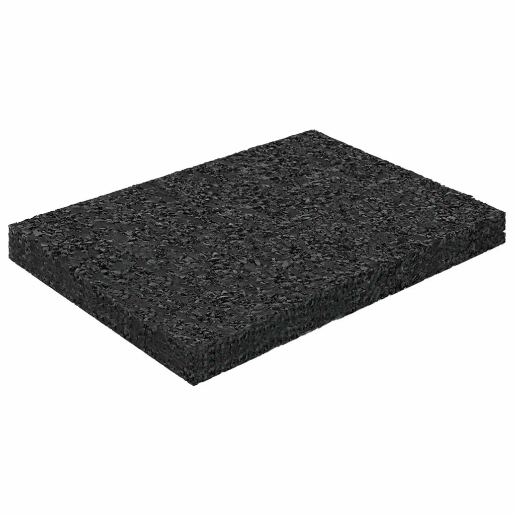 Pad per patio in granuli di gomma Nero 6 x 9 x 0,8 cm Gomma CFW9880506
