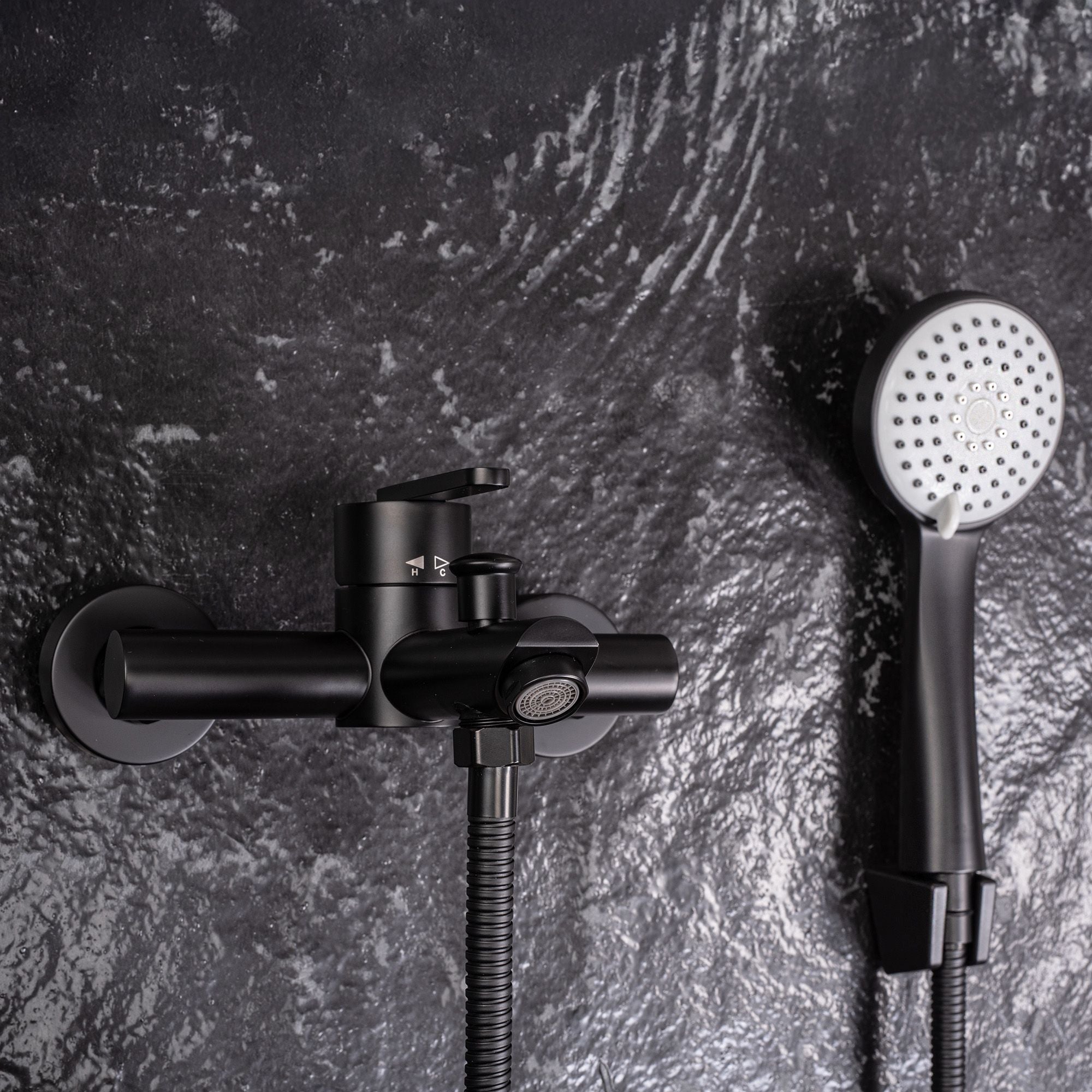 Rubinetto Da Vasca Rea Ontario Black