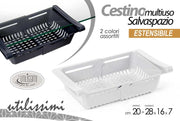 1 Pezzo Cestino Sottomensola Estensibile da 20 a 28 cm 2 Colori
