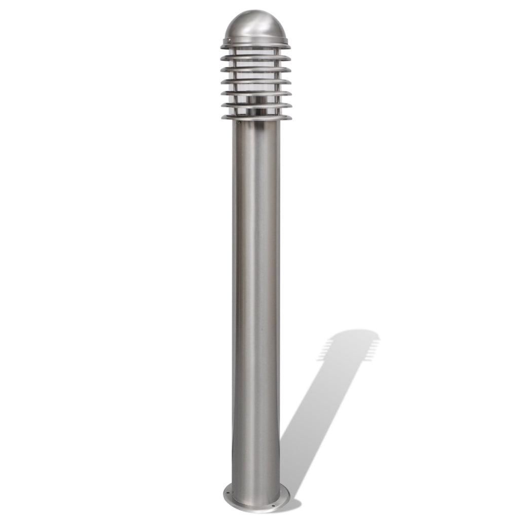Paletto da giardino per esterno in acciaio inox 60 watt luminoso decoro 2402053