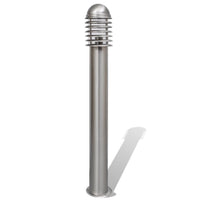 Paletto da giardino per esterno in acciaio inox 60 watt luminoso decoro 2402053