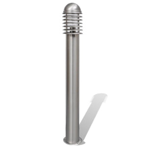 Paletto da giardino per esterno in acciaio inox 60 watt luminoso decoro 2402053