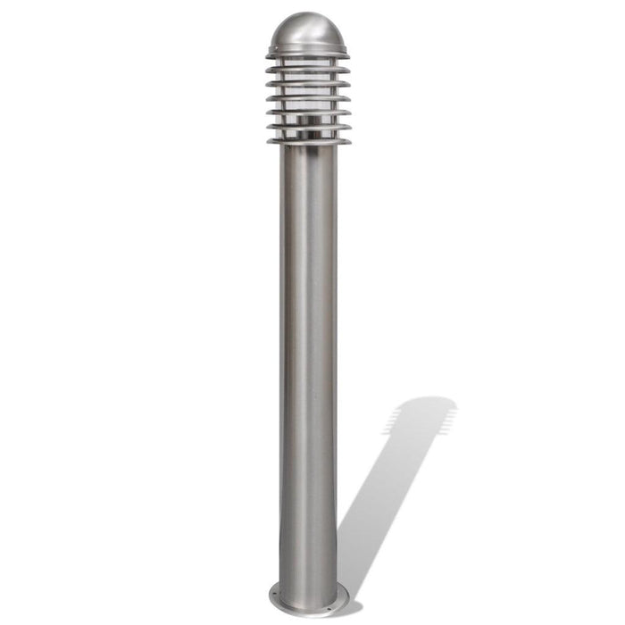 Paletto da giardino per esterno in acciaio inox 60 watt luminoso decoro 2402053