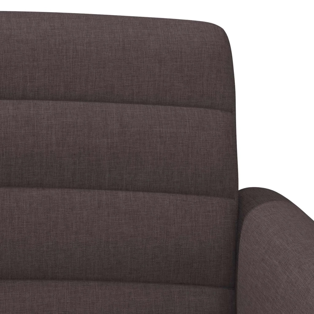 Loveseat con bottoni imbottiti Marrone Scuro 116 x 67 x 80 cm 42041779