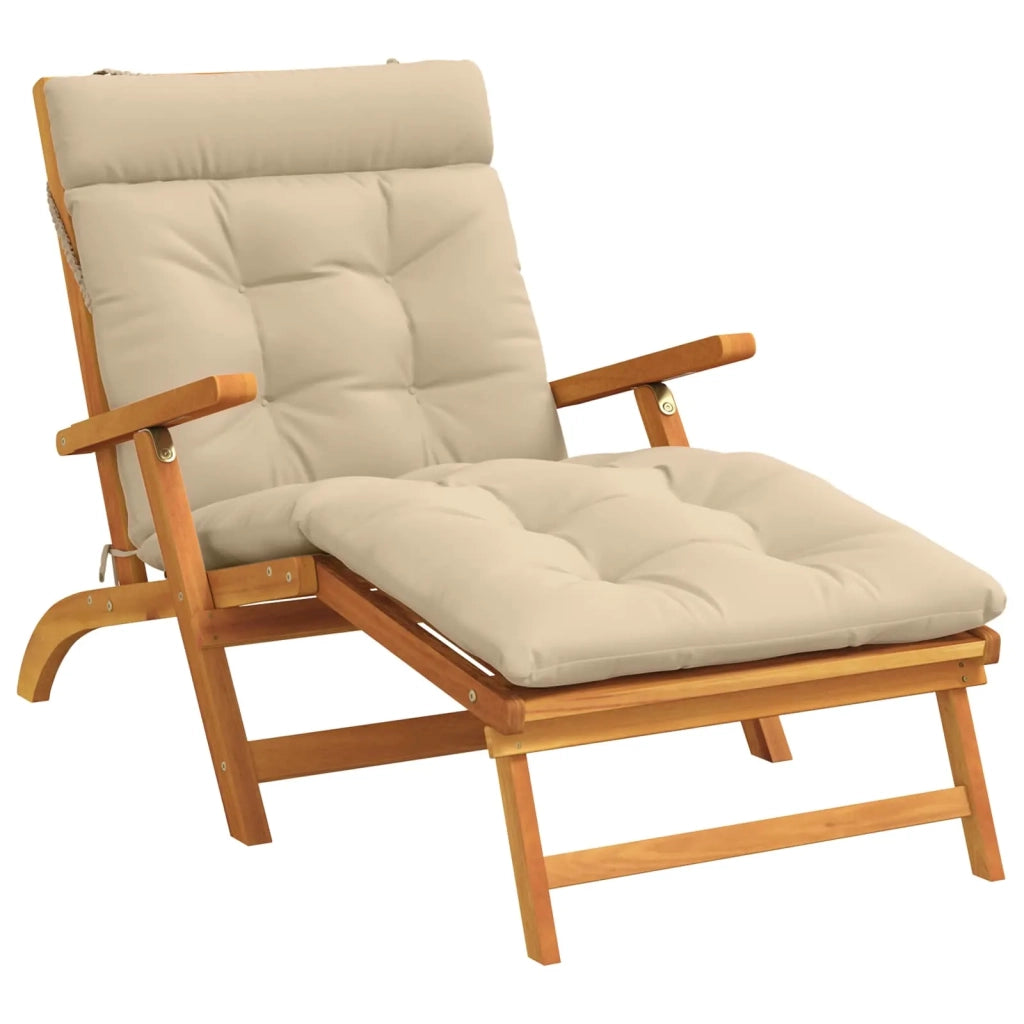 Cuscino per Lettino VIANEN 100% Poliestere Crema 953949
