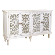 Credenza in legno con 4 porte 152x40x91h cm
