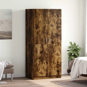 Armadio Rovere Fumo 80x52x180 cm in Legno Multistrato