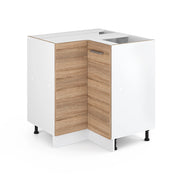 Armadio universale ad angolo R-Line Sonoma 75.6 cm con anta, senza piano di lavoro Vicco