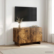 Supporto TV 60 x 34.5 x 40 cm Rovere Fumo Legno ingegnerizzato 8011563