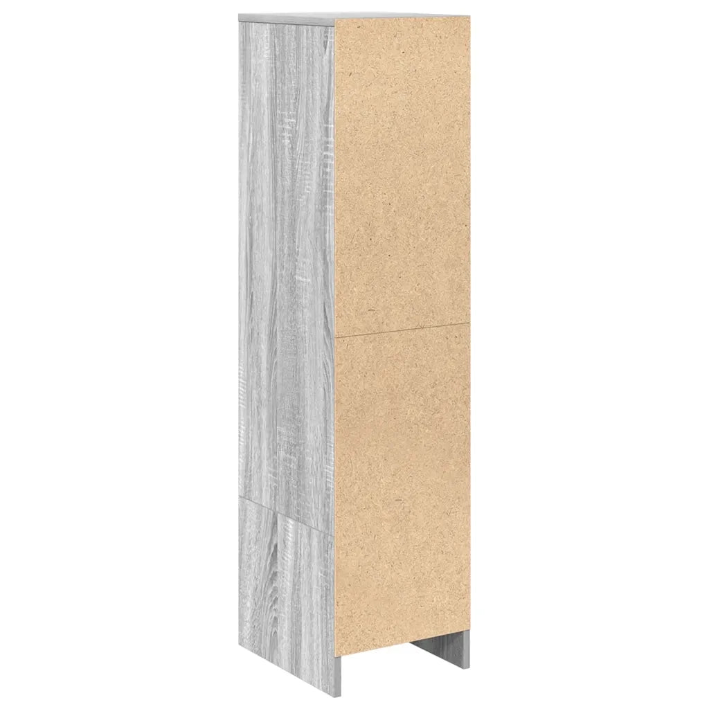 Credenza Grigio Sonoma 29,5x34x119,5 cm in Legno Multistrato 861657