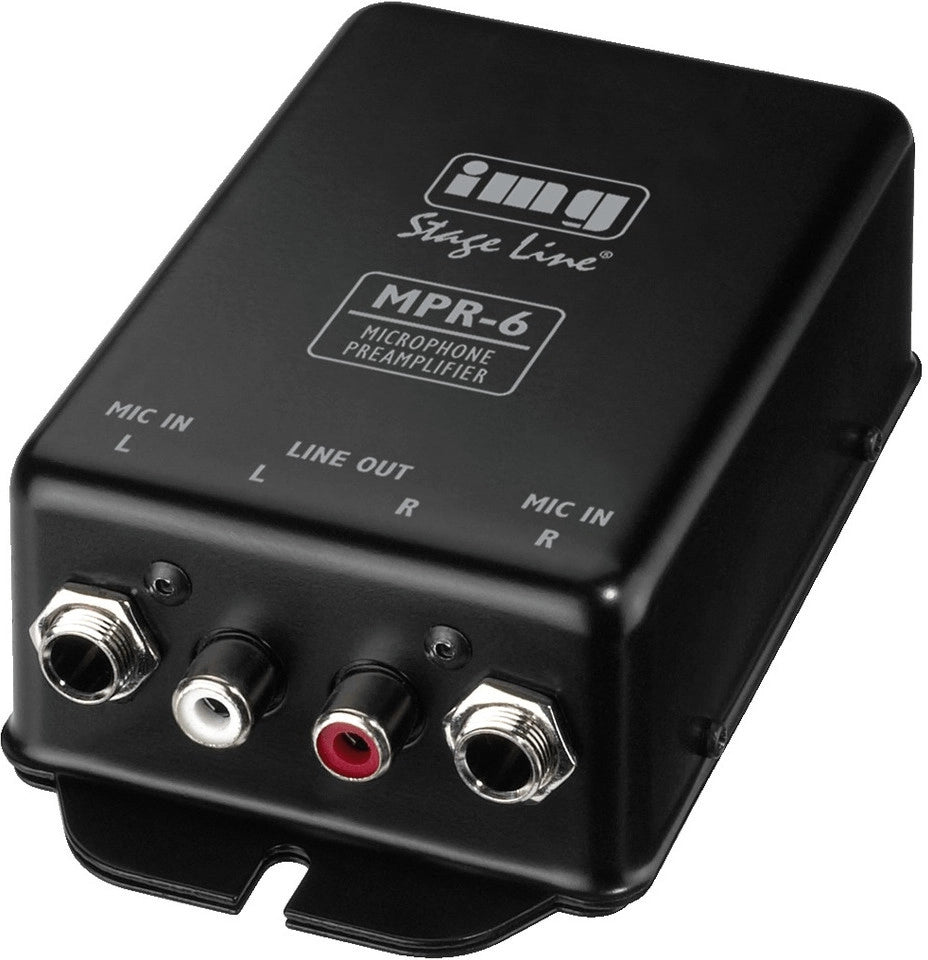 Amplificatore per microfono monacor m-pr6 - MPR6