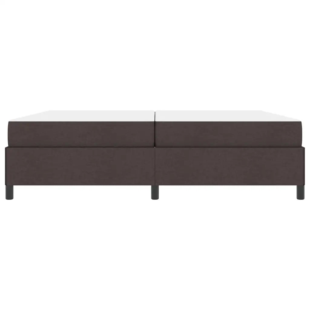 vidaXL Letto a molle Marrone 200 x 200 cm