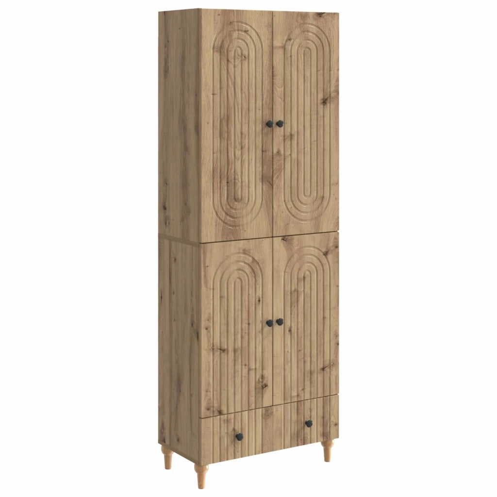 Set di armadi 2 pcs 66 x 34,5 x 95 cm Legno ingegnerizzato