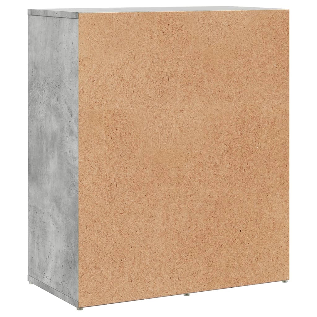 Buffet credenza cassettiera armadio mobile contenitore organizer per cucina soggiorno salotto 60 x 31 x 70 cm legno ingegnerizzato grigio 02_0031962