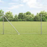 Recinzione con Posto Argento 1,2 x 25 m Acciaio