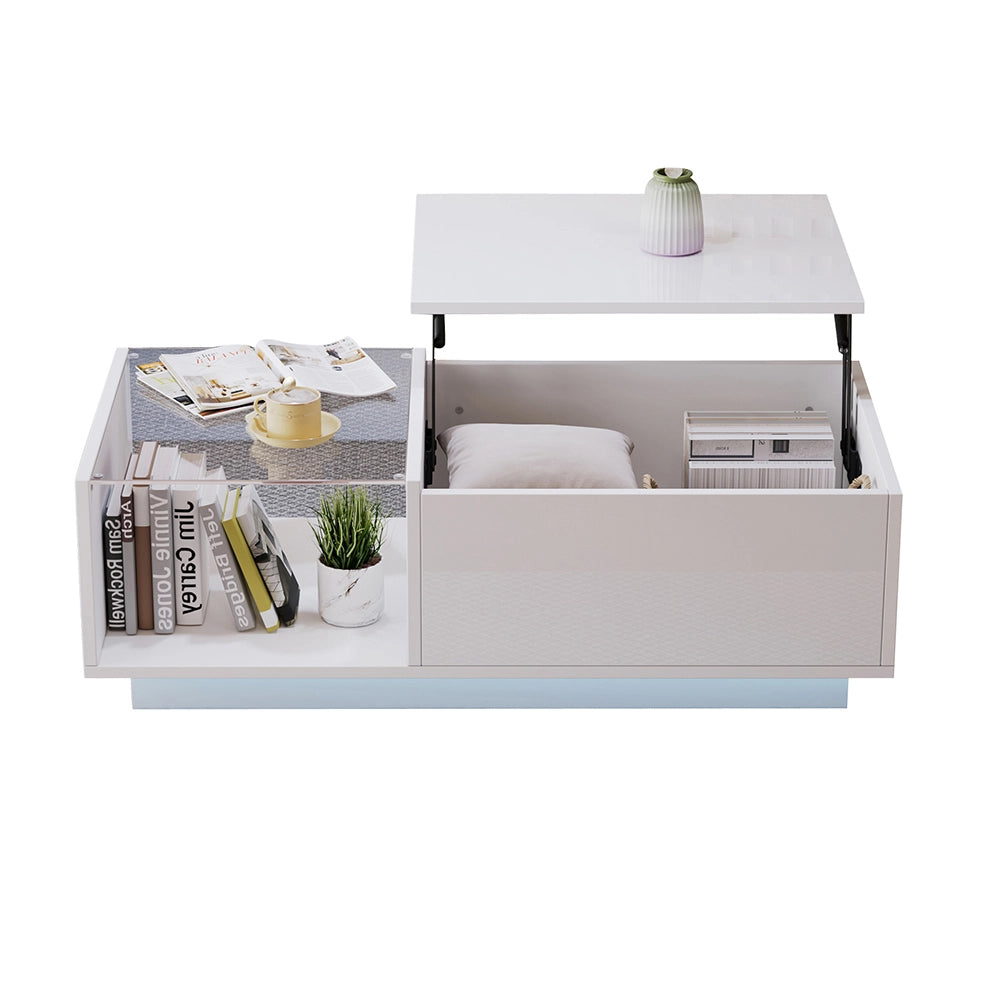 Tavolino-Xylo-50x100x33-46.5cm regolabile LED