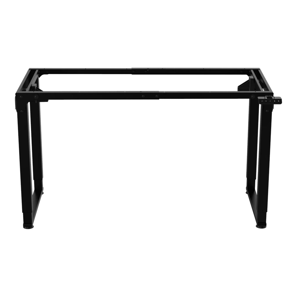 Gamba elettrica per tavolo con altezza regolabile in acciaio legato altezza 70-115 cm nera 03_0010263