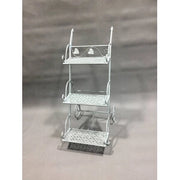 C FIORIERA C/RUO 3 RIP 54X34X78CM AZZURRO CH EPOQUE- 2,0 pz