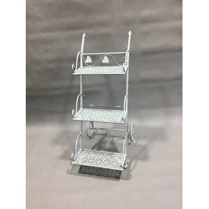 C FIORIERA C/RUO 3 RIP 54X34X78CM AZZURRO CH EPOQUE- 2,0 pz