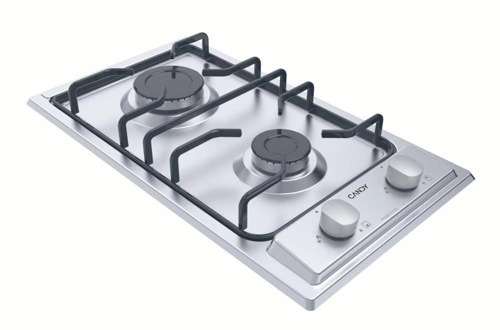 Candy Idea CHW23X Acciaio inox Da incasso 28.8 cm Gas 2 Fornello(i)