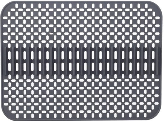 Mat di protezione per l'area di scarico della cucina - impermeabile - antiscivolo - compatibile con lavastoviglie - colore grigio scuro