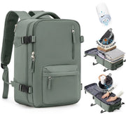 Borsa a vuoto per viaggiatore con sistema di compressione per viaggi aerei, borsa a vuoto per viaggi con compressore impermeabile per uomo