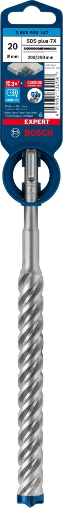 2608900142 - PUNTA BOSCH SDS PLUS 4 TAGLIENTI D.20mm X 200mm X 250mm