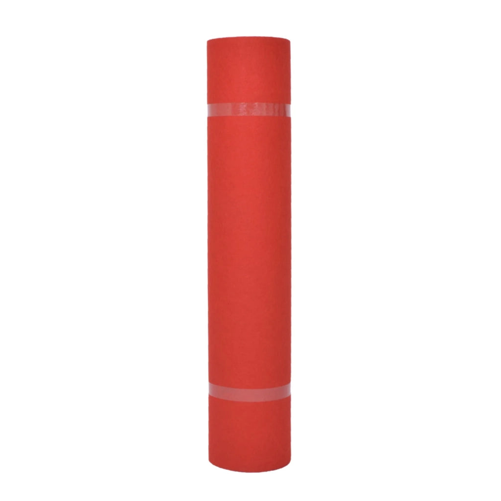 Tappeto Tinta unita Rosso 1 x 12 m Tessuto